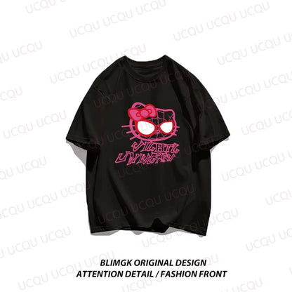 Tee-shirt Hello Kitty&Spiderman