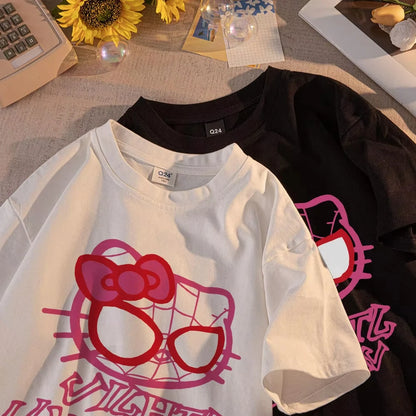 Tee-shirt Hello Kitty&Spiderman