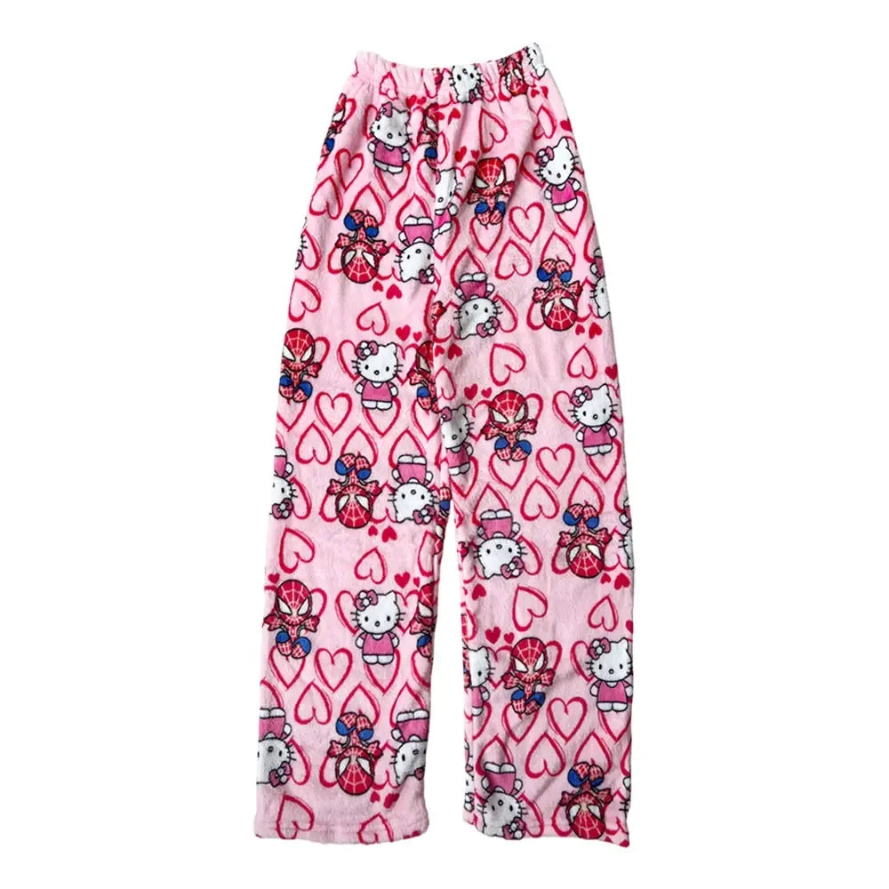 Pantalon de pyjama Hello Kitty&Spiderman